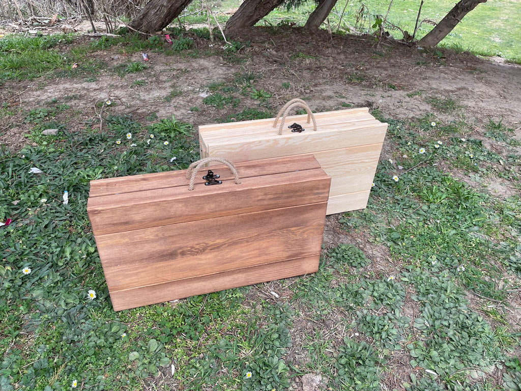 Handmade wood table, coffe table, Picnic table, Small dinner table, camp table, boho wood table, activity table, wedding decor table