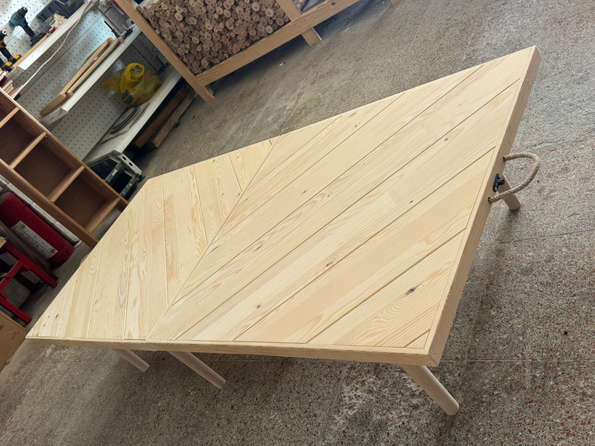 Handmade Wood Table,Foldable picnic table,Boho Table,Bride Party Decor table, Wooden table, Camp table, Portable Picnic table, Balcony table