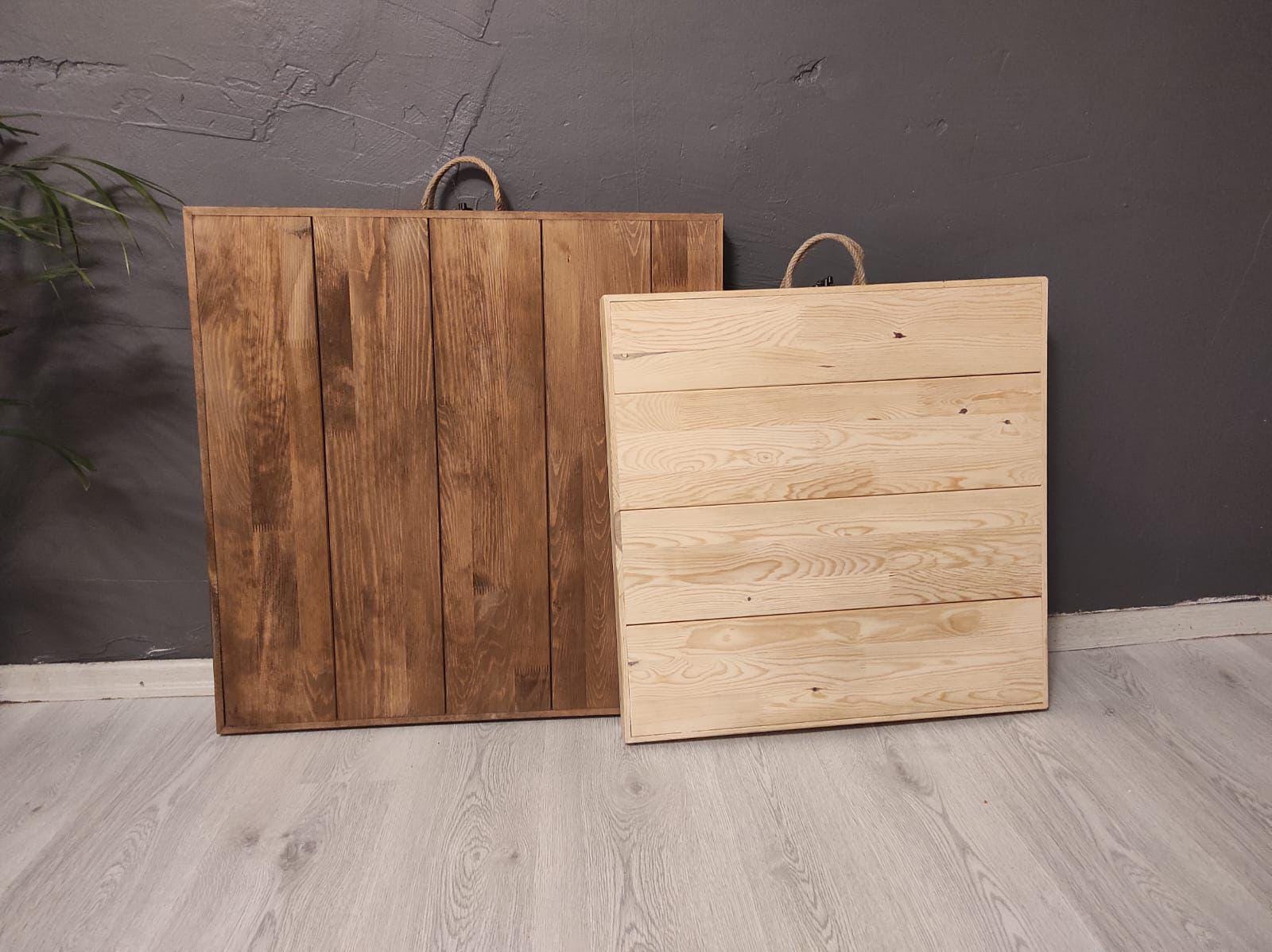 Handmade Pine Wood Foldable Table, Boho Camp Picnic Decor (22*44 H13inch)