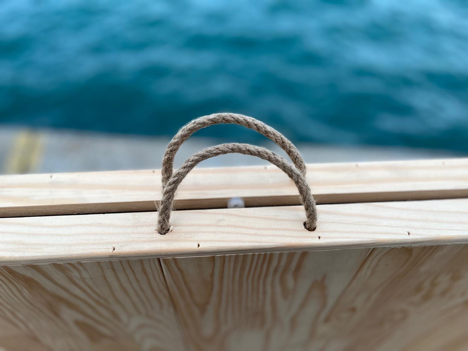 Handmade Pine Wood Foldable Table, Boho Picnic Camp Furniture (20x40 inch)