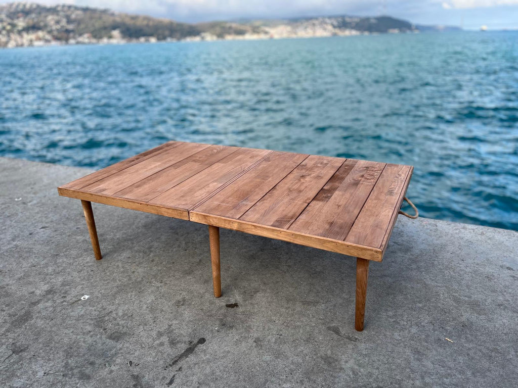 Foldable Wood  Table,Handmade picnic table,Boho Table,Bride Party Decor table, Wooden table,Camp table, Portable Picnic table, Balcony table