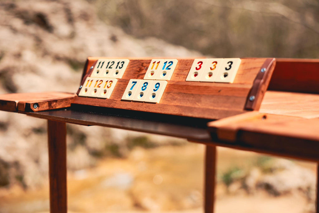 Wooden Family Game, Outdoor Foldable Game Table,Indoor Party Set,Party Game, Custom Board Game,Party Favor,Foldable Vamp Table, Picnic Table