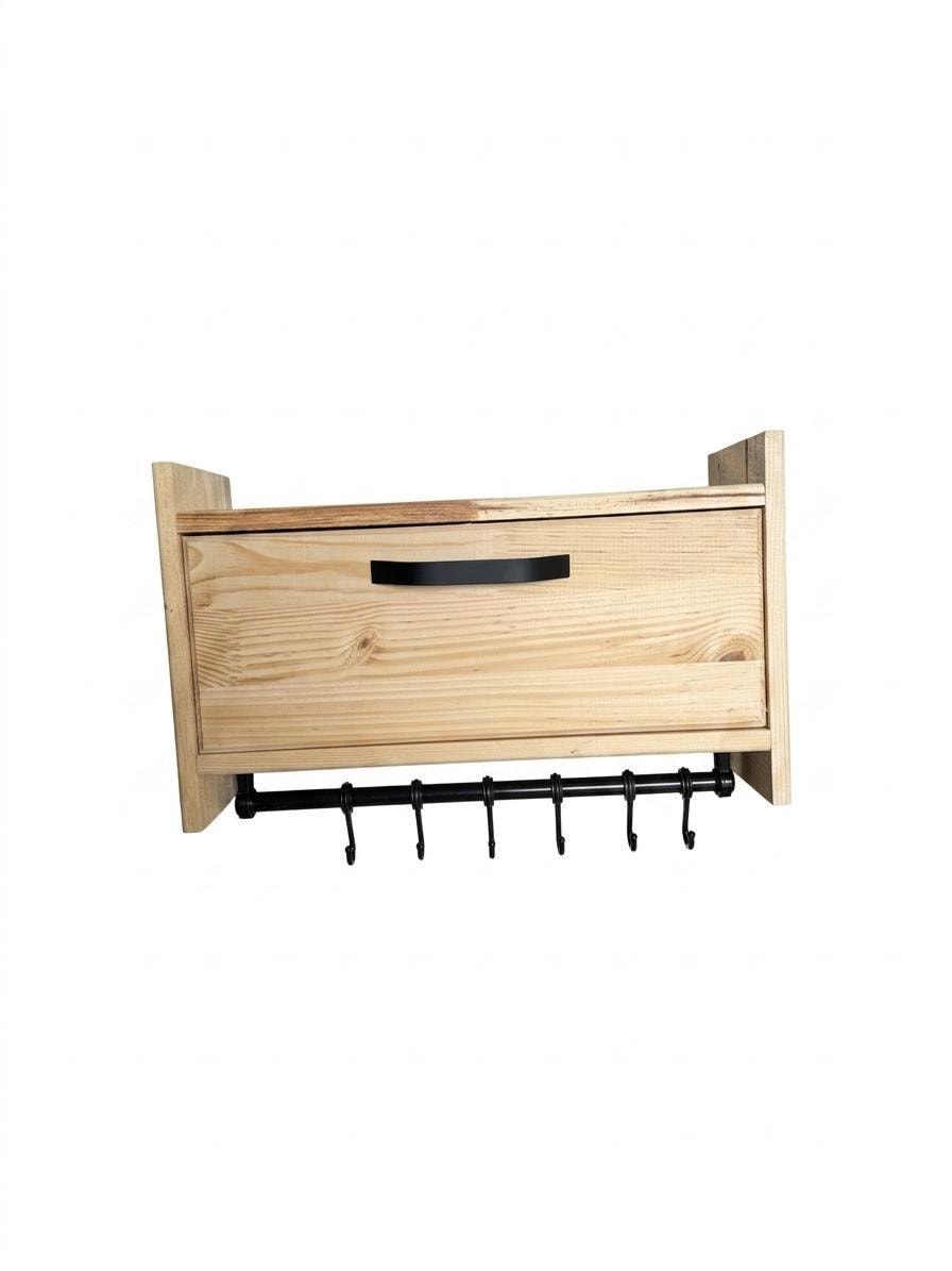 Handmade Wooden Wall Shelf, Spice Rack, Rustic Style Hanging Shelf, Solid Wood Wall Shelf for Kitchen