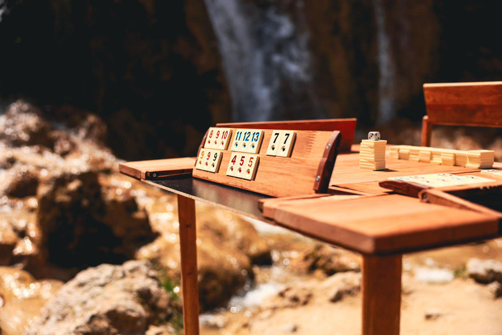 Wooden Family Game, Outdoor Foldable Game Table,Indoor Party Set,Party Game, Custom Board Game,Party Favor,Foldable Vamp Table, Picnic Table
