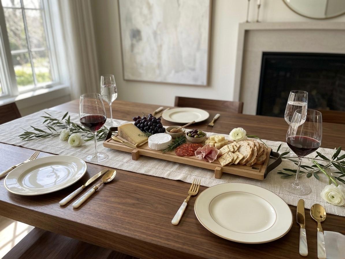 Deli Platter, Cutting Board, Cozy Farmhouse Decor, Cheese Platter Serving Tray, Unique Wooden Tray, Serving Plate, Wooden Table Decor