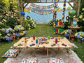 Handmade Boho Table,Camp table, Party Decor table,Foldable Picnic Table, Boho Wedding Decor,Balcony table, Los big wood table, Portable tabl